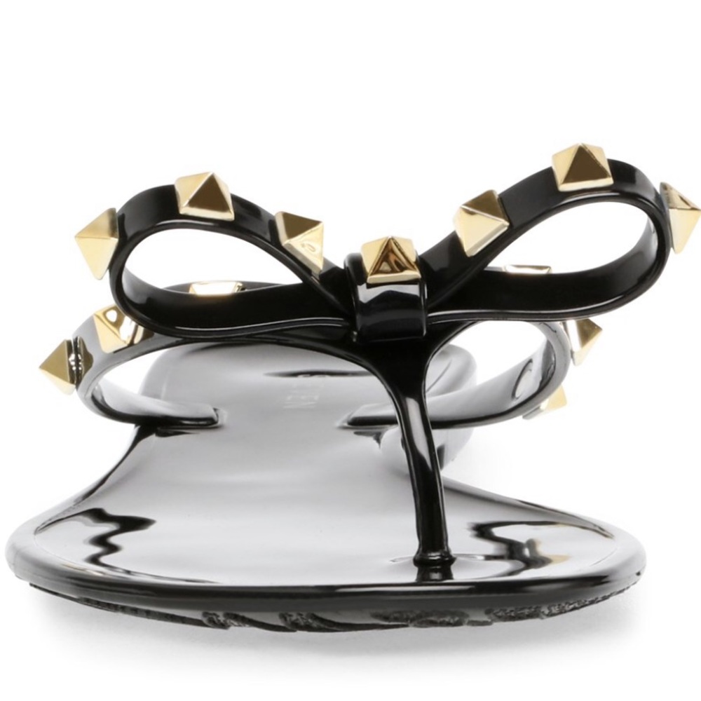 Steven Deena Black Sandals - Picture 2 of 5